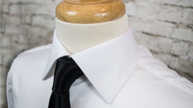 Cuello de Camisa Italiano o Spread Collar